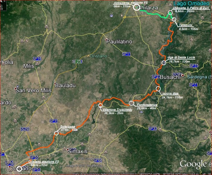 mappa-Lago-Omodeo-Oristano