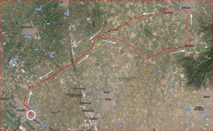 mappa Notturna Soleminis