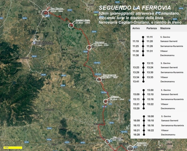 mappa Cagliari-Oristano 1
