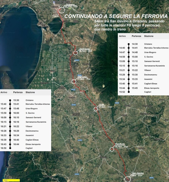 mappa Cagliari-Oristano 2