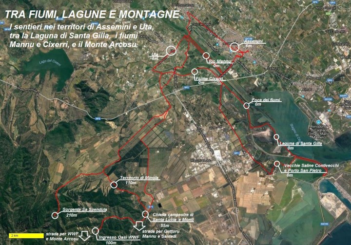mappa notturna Minola a